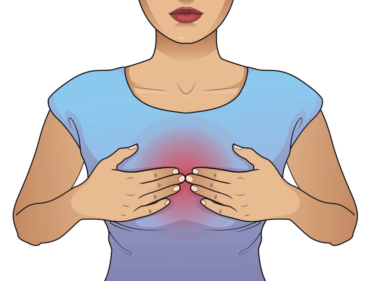давление в груди у женщин фото 21